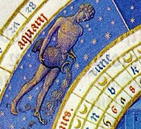 Earthlore Explorations Lore of Astrology: Allegorical depiction of Aquarius zodiac