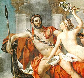 Earthlore Explorações - As Narrativas  da Astrologia Aries - ' Marte desarmou por Venus e pelo Graces.'