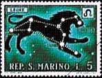 Earthlore Leo: San Marino Stamp