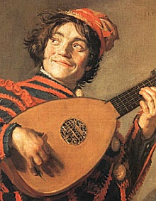 Elore Art: Jester Playing a Lute 