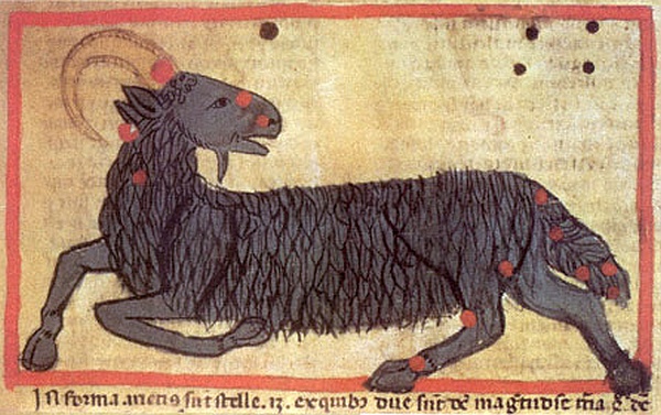 Elore Art: Sixteenth Century Manuscript Depicting the Constellation of Aries