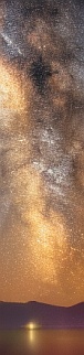 Elore Astrology Art: Lakeside Vision of the Milky Way.