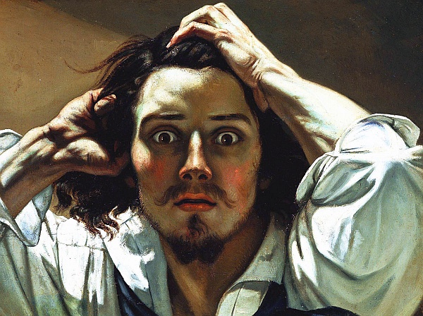 Elore Art: Le Désespéré by Gustave Courbet