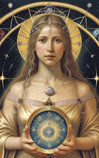 Medieval Illustration of Virgo Archetype