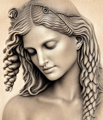 Elore Art: Illustration of Virgo Archetype