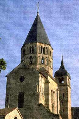 Gothic Dreams: South Transept Tower at Cluny, France