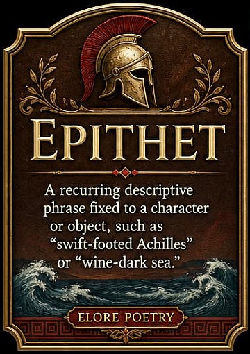 Graphic depiction of the definition of Epithet