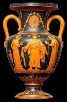 Illustration of an ancient greek vase