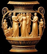 Illustration of an ancient greek vase